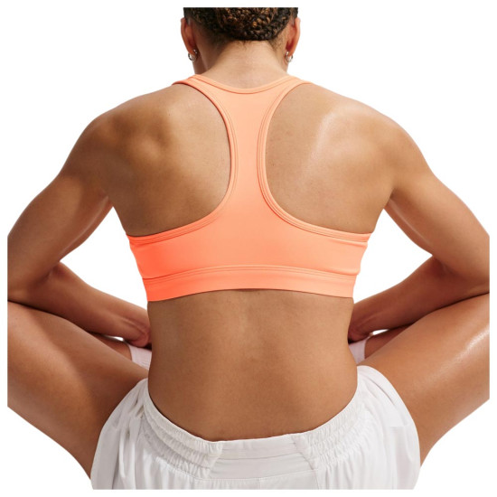 Nike Γυναικείο μπουστάκι Swoosh Medium-Support Padded Sports Bra